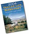 A picture of the front cover of the Trailer Life Directory.