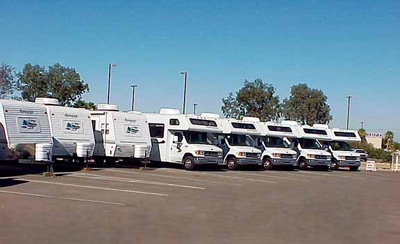 Used RVs in Tucson on Pedata RVs lot